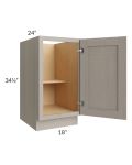 Catalina Mist 18" Full Height Door Base Cabinet