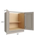 Catalina Mist 30" Full Height Door Base Cabinet