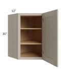 Catalina Mist 24x30 Wall Diagonal Corner Cabinet