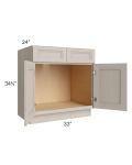 Catalina Mist 33" Sink Base Cabinet