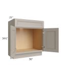 Catalina Mist 30" Vanity Base Cabinet