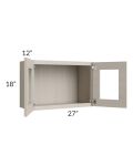 Catalina Mist 27x18 Decorative Wall Cabinet