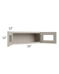 Catalina Mist 33x12 Decorative Wall Cabinet