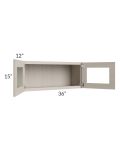Catalina Mist 36x15 Decorative Wall Cabinet