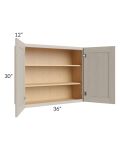 Catalina Mist 36x30 Wall Cabinet
