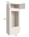 Providence Cream Glaze 33x84 Double Oven or Oven/Microwave Cabinet