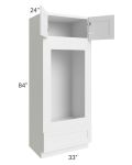 Providence White 33x84 Double Oven or Oven/Microwave Cabinet