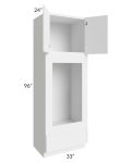Portland White 33x96 Double Oven or Oven/Microwave Cabinet 
