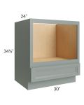 Catalina Meadow Green 30" Microwave Base Cabinet