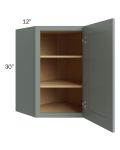 Catalina Meadow Green 24x30 Wall Diagonal Corner Cabinet