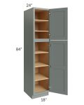 Catalina Meadow Green 18x84x24 Wall Pantry Cabinet - Low stock through mid April