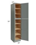 Catalina Meadow Green 18x90x24 Wall Pantry Cabinet - Low stock through March