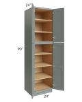 Catalina Meadow Green 24x90x24 Wall Pantry Cabinet - Low stock through March