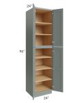 Catalina Meadow Green 24x96x24 Wall Pantry Cabinet 
