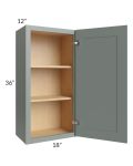 Catalina Meadow Green 18x36 Wall Cabinet 