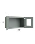 Catalina Meadow Green 24x15 Decorative Wall Cabinet