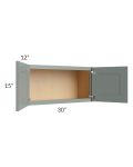 Catalina Meadow Green 30x15 Wall Cabinet
