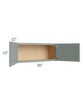 Catalina Meadow Green 36x15 Wall Cabinet