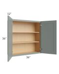Catalina Meadow Green 36x36 Wall Cabinet 