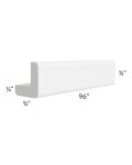 Stratton White Shaker 96" Outside Corner Molding