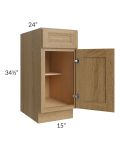 Catalina Toffee 15" Base Cabinet