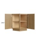 Catalina Toffee 24" Base End Angle Cabinet