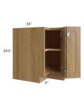 Catalina Toffee 33" Corner Base Cabinet