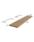 Catalina Toffee 60" Floating Shelf