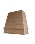 Catalina Toffee Raleigh Shiplap Tapered Hood with Block Molding