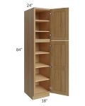 Catalina Toffee 18x84x24 Wall Pantry Cabinet