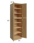 Catalina Toffee 24x90x24 Wall Pantry Cabinet