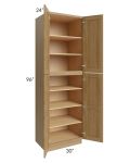 Catalina Toffee 30x96x24 Wall Pantry Cabinet
