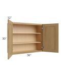 Catalina Toffee 36x30 Wall Cabinet