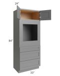 Stratton Dark Grey Shaker 33x84 Oven Cabinet - Out of stock through mid April