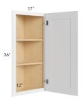 Catalina White 12x36 Angle Wall Cabinet