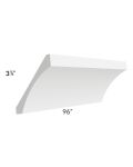 Catalina White 96" Cove Crown Molding