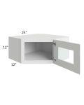 Catalina White 24x12 Decorative Wall Diagonal Corner Cabinet 