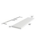 Catalina White 48" Floating Shelf