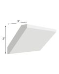 Catalina White Large Angle Crown Molding