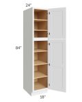 Catalina White 18x84x24 Wall Pantry Cabinet