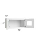 Catalina White 24x12 Decorative Wall Cabinet 