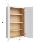 Catalina White 24x42 Wall Cabinet 
