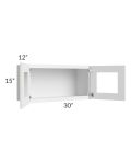 Catalina White 30x15 Decorative Wall Cabinet 