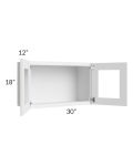 Catalina White 30x18 Decorative Wall Cabinet 