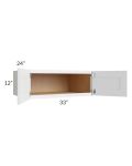 Catalina White 33x12x24 Wall Cabinet 