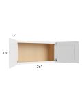 Catalina White 36x18 Wall Cabinet