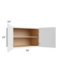 Catalina White 36x24x24 Wall Cabinet 