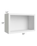 30" Wall Open Cabinet