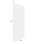 Gramercy White 4 x 8 Back Panel (1/4" Thick)