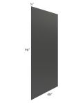 Midtown Black Shaker 4 x 8 Back Panel (1/4" Thick)